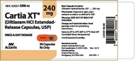 cartia xt 240 generic